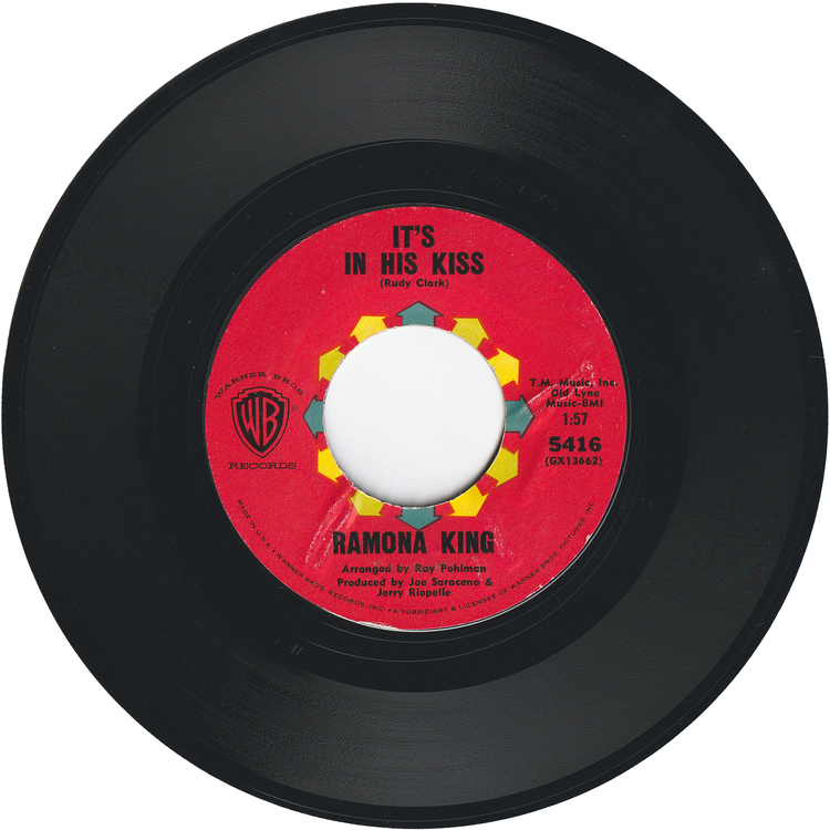 Ramona King - It's In His Kiss / It Couldn't Happen To A Nicer Guy