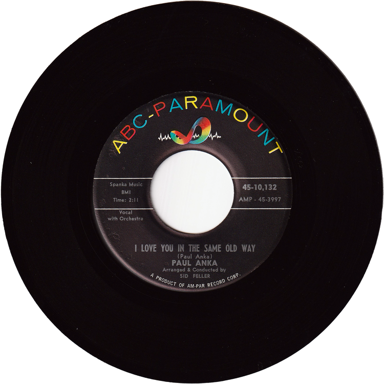 Paul Anka - I Love You In The Same Old Way / Hello Young Lovers (w/PS)