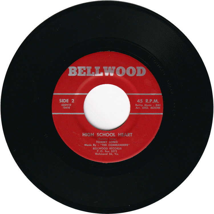 Tommy Long & The Varatones - D.J. (Dics Jockey) Joe / High School Heart