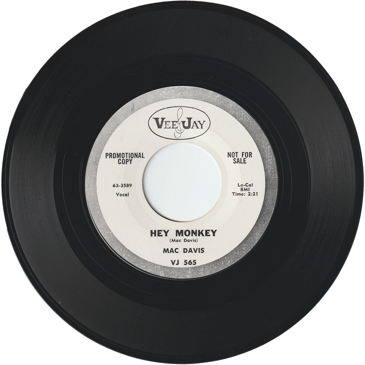 Mac Davis - Hey Monkey / Honey Love (Promo)