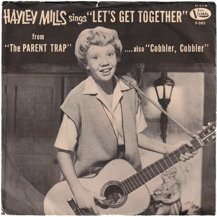 Hayley Mills - Let's Get Together / Cobbler Cobbler (Promo, w/PS)