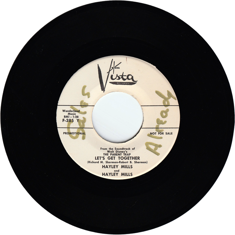 Hayley Mills - Let's Get Together / Cobbler Cobbler (Promo, w/PS)