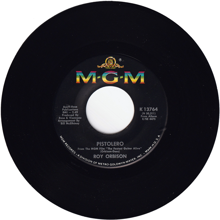 Roy Orbison - Cry Softly Lonely One / Pistolero