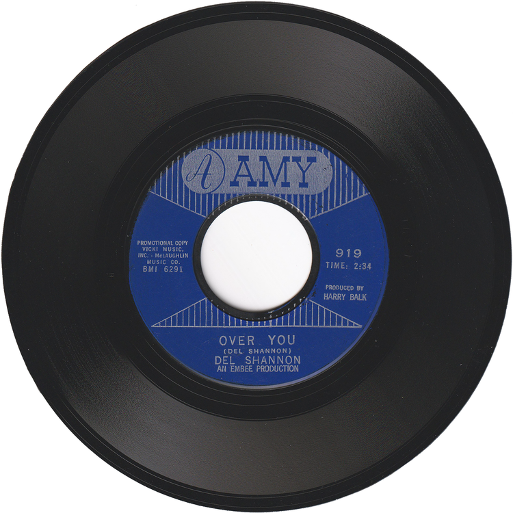 Del Shannon - Stranger In Town / Over You (Promo)