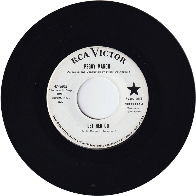 Peggy March - Let Her Go / Your Girl (Promo)