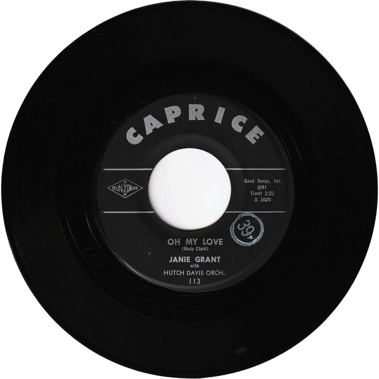 Janie Grant - Oh Johnny / Oh My Love