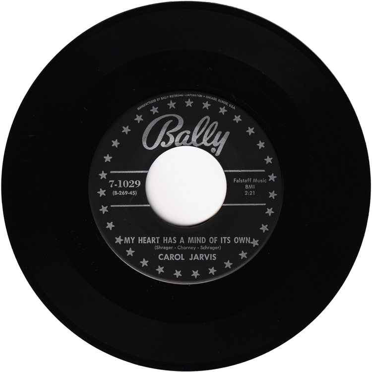 Carol Jarvis - Lover Boy / My Heart Has A Mind Of Its Own