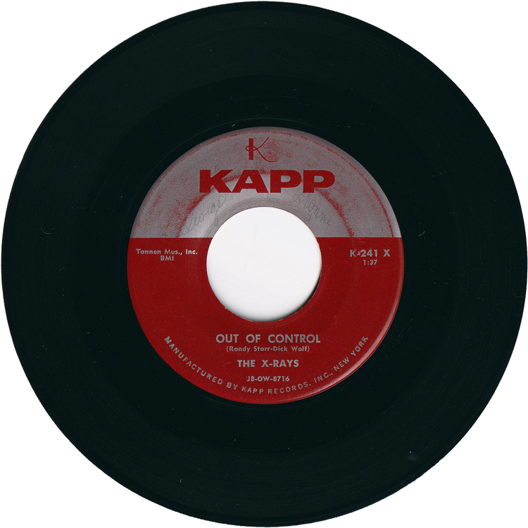 The X-Rays - Chinchilla / Out Of Control