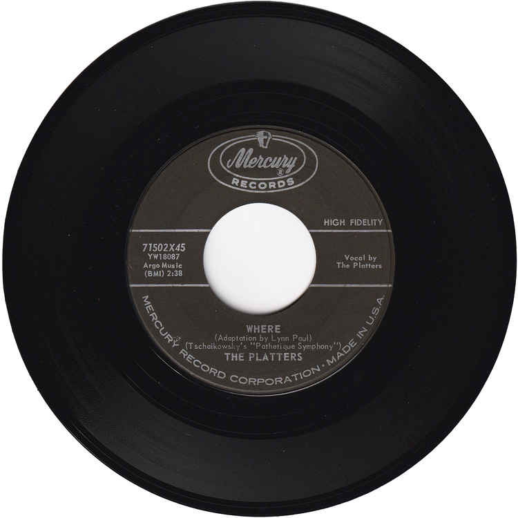The Platters - Where / Wish It Were Me