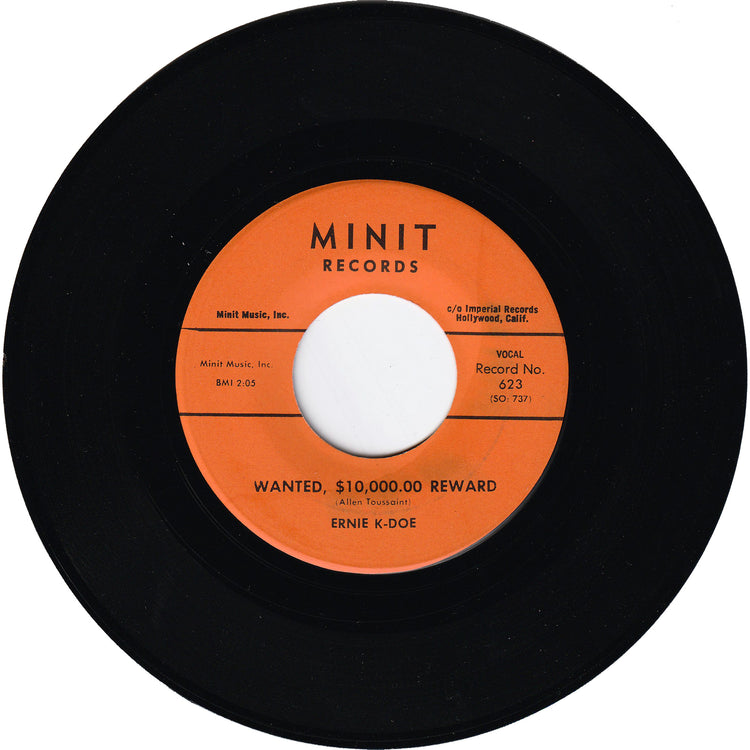 Ernie K-Doe - Mother In Law / Wanted, $10,000.00 Reward