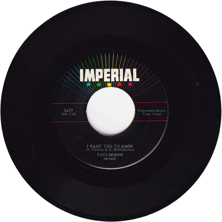 Fats Domino - The Big Beat / I Want You To Know