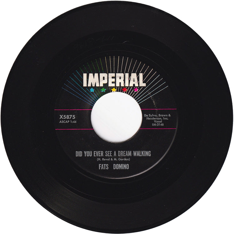 Fats Domino - Stop The Clock / Did You Ever See A Dream Walking