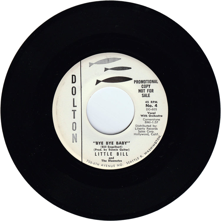Little Bill & The Bluenotes - I Love An Angel / Bye Bye Baby (Promo)