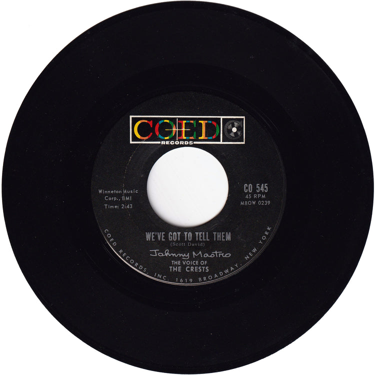 Johnny Maestro - Model Girl / We've Got To Tell Them