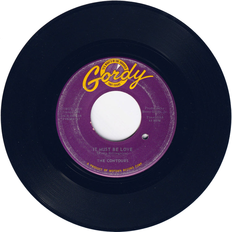 The Contours - It Must Be Love / Don't Let Her Be Your Baby