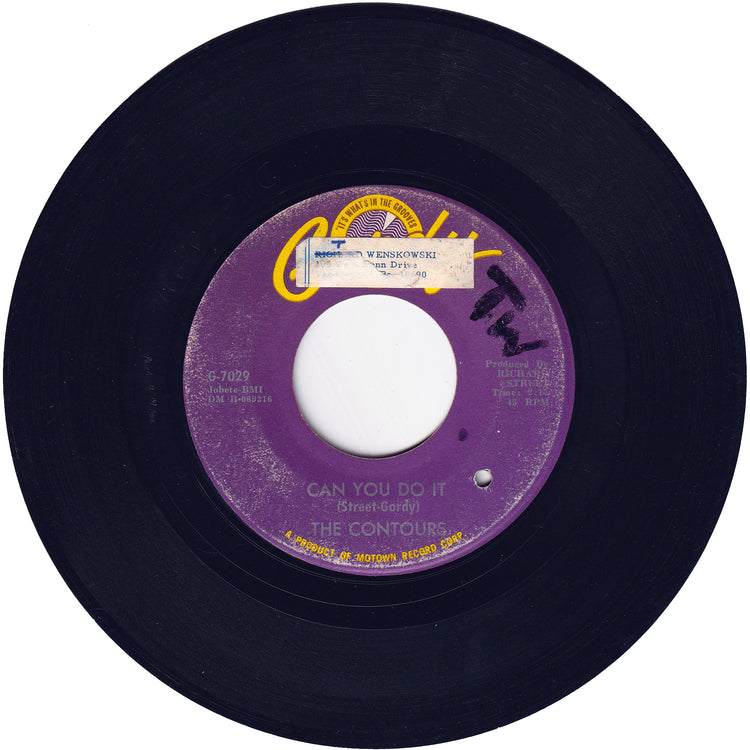 The Contours - Can You Do It / I'll Stand By You