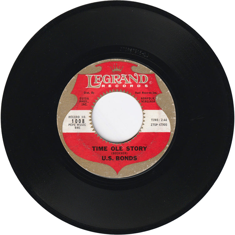 Gary "U.S." Bonds - Quarter To Three / Time Ole Story (w/PS)