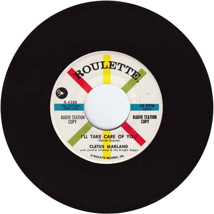 Cletus Marland - Like I Never Felt Before / I'll Take Care Of You (Promo)