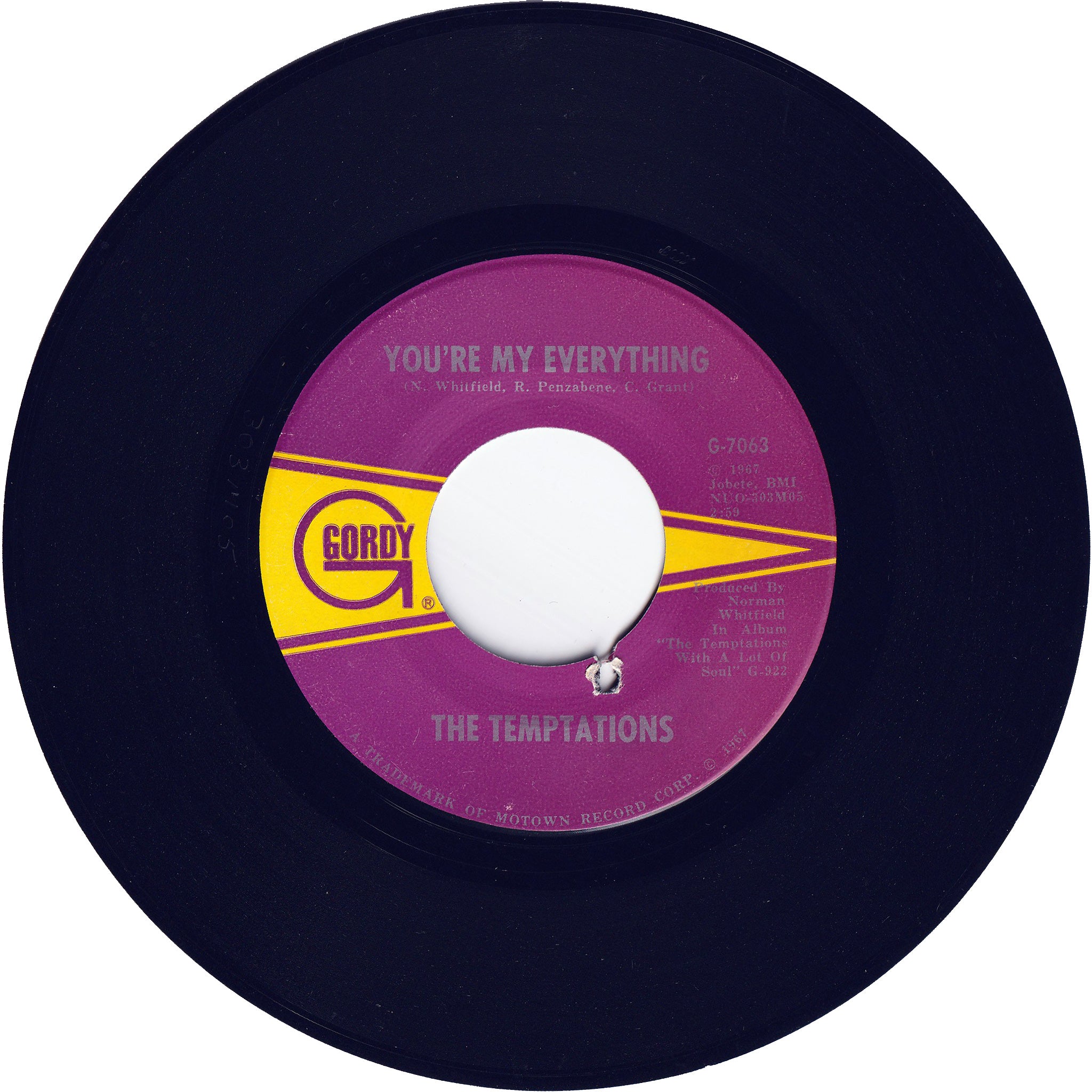 The Temptations - You're My Everything / I've Been Good To You