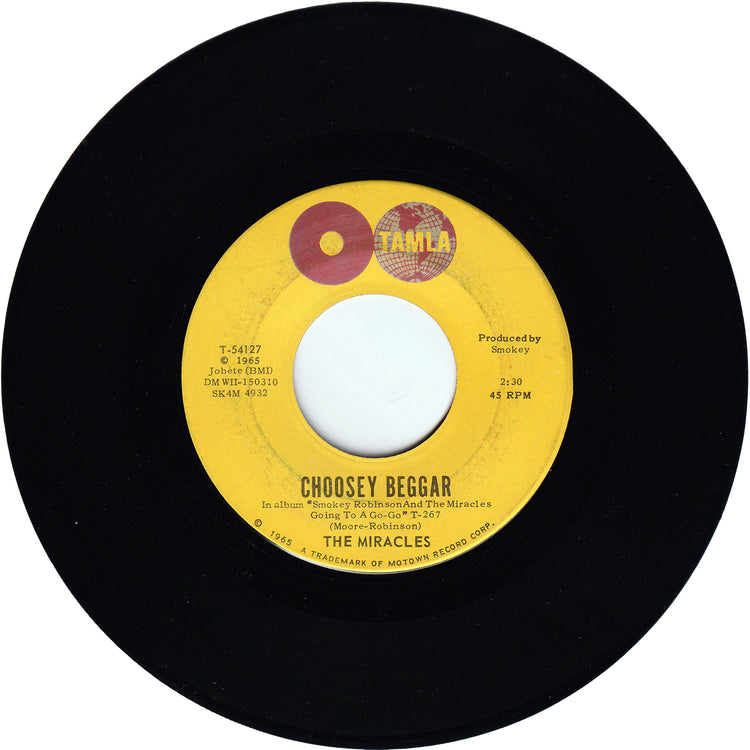 The Miracles - Going To A Go Go / Choosey Beggar (w/PS)