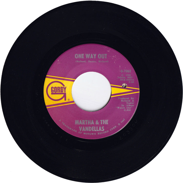 Martha & The Vandellas - Love Bug Leave My Heart Alone / One Way Out