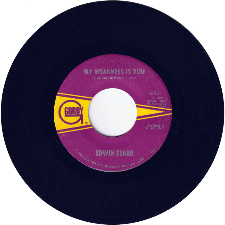 Edwin Starr - My Weakness Is You / I Am The Man For You Baby