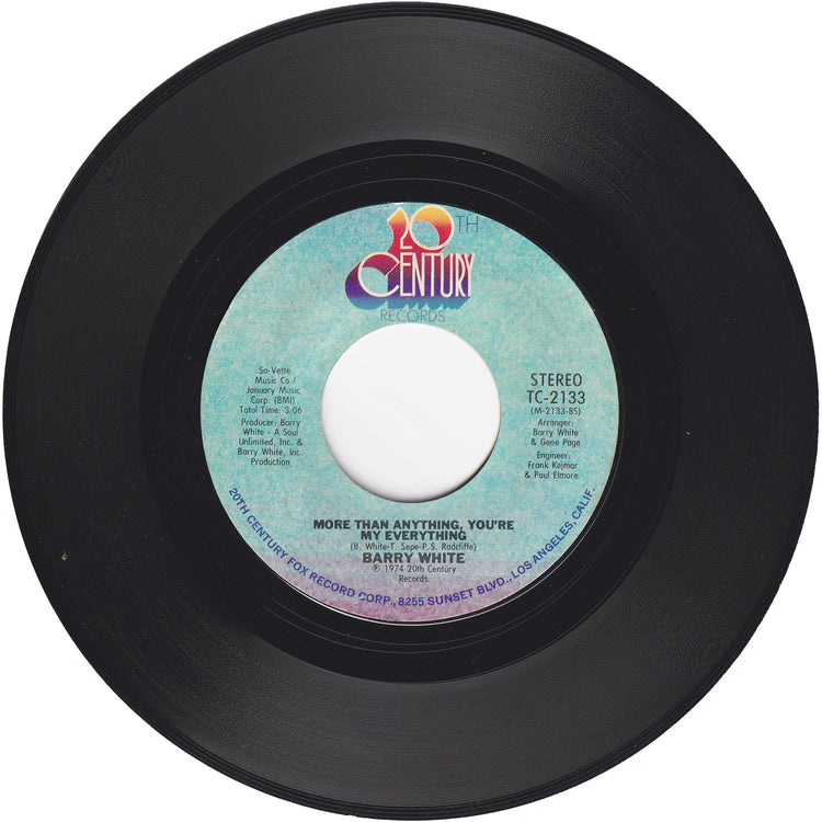 Barry White - You're The First, The Last, My Everything / More Than Anything, You're My Everything