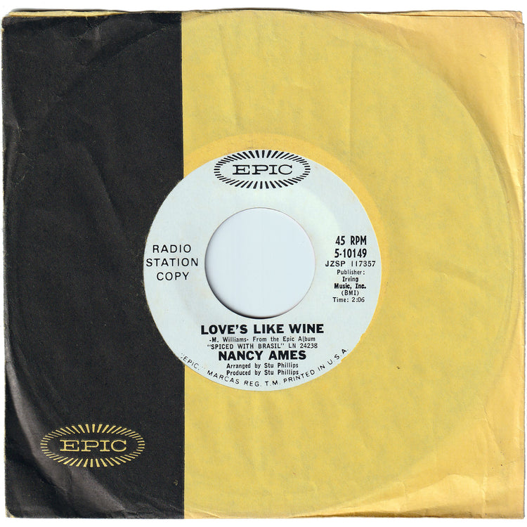 Nancy Ames - Love's Like Wine / My Story Book (Promo)