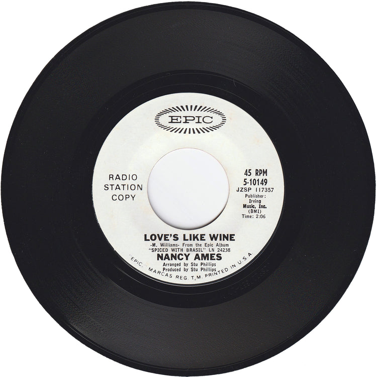 Nancy Ames - Love's Like Wine / My Story Book (Promo)