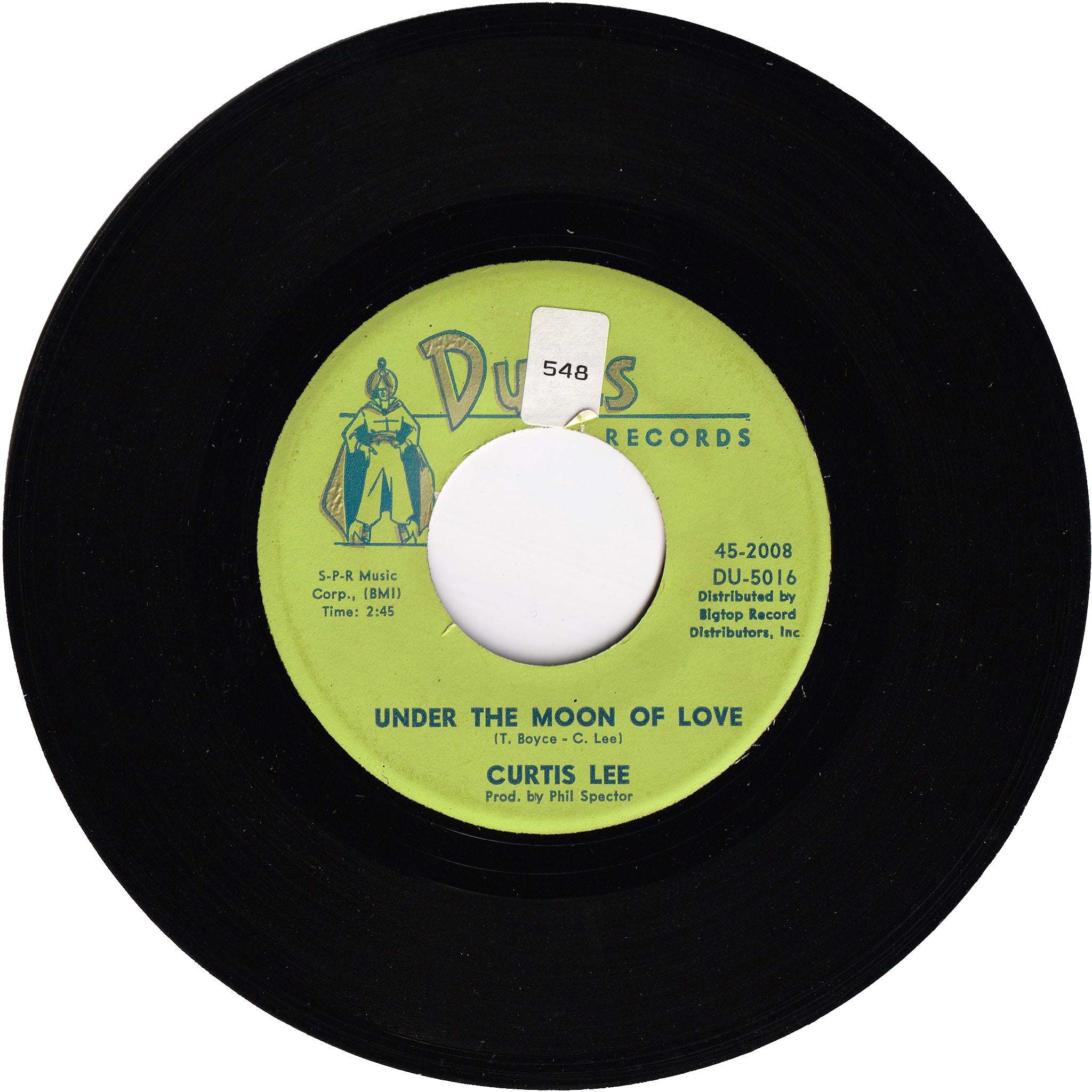 Curtis Lee - Under The Moon Of Love / Beverly Jean