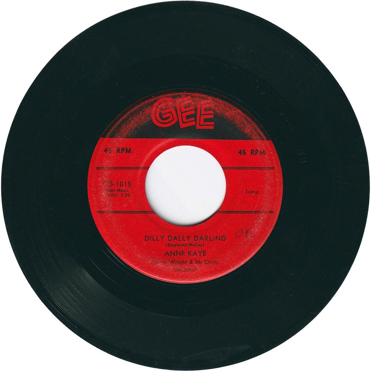 Anne Kaye - Dilly Dally Darling / Every Fortune Teller Tells Me