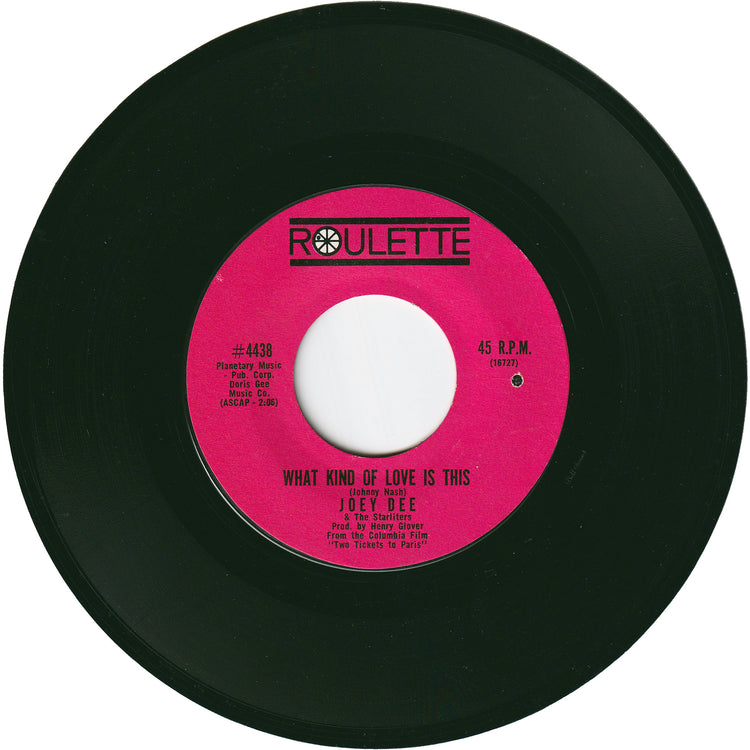 Joey Dee & The Starliters - Wing Ding / What Kind Of Love Is This (w/PS)