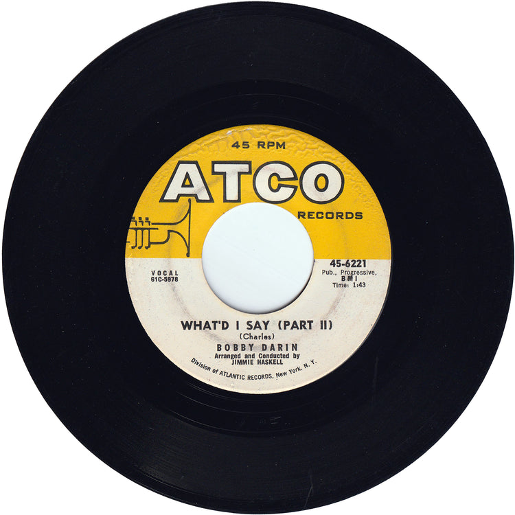Bobby Darin - What'd I Say (Part 1) / What'd I Say (Part 2)