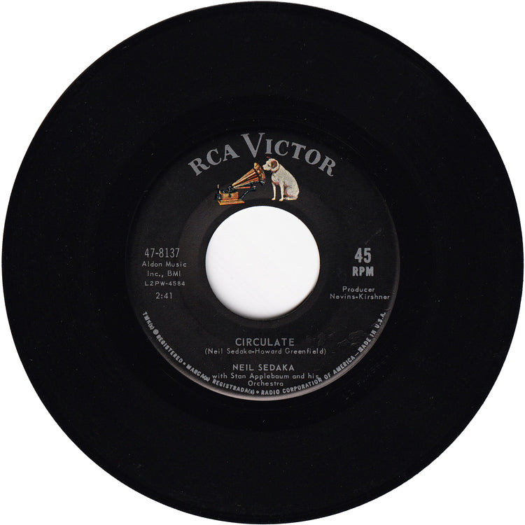 Neil Sedaka - Alice Wonderland / Circulate (w/PS)