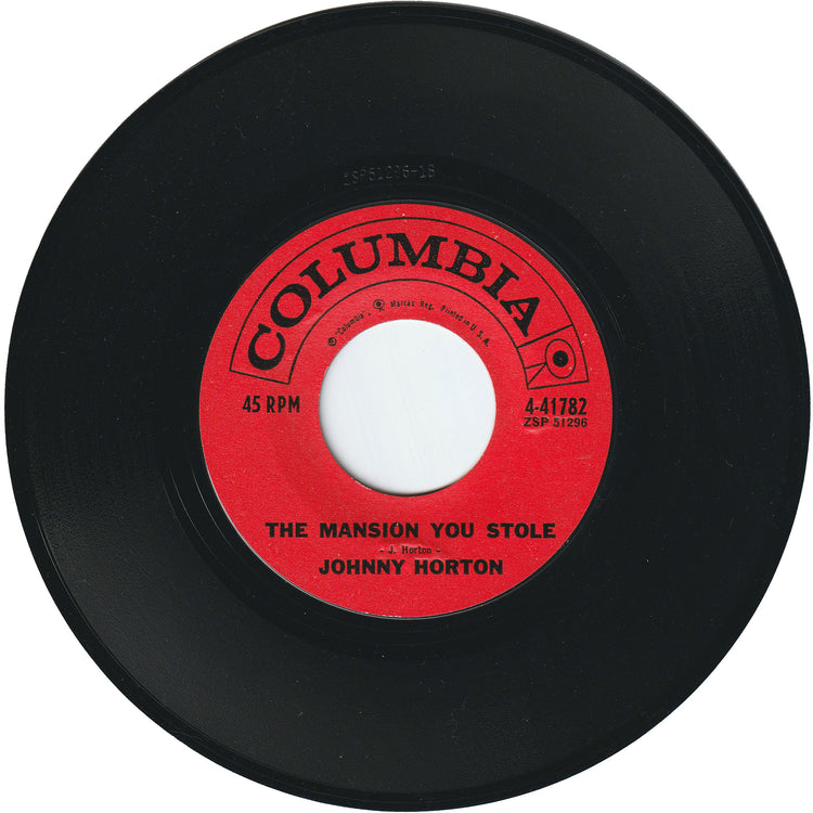 Johnny Horton - North To Alaska / The Mansion You Stole (w/PS)