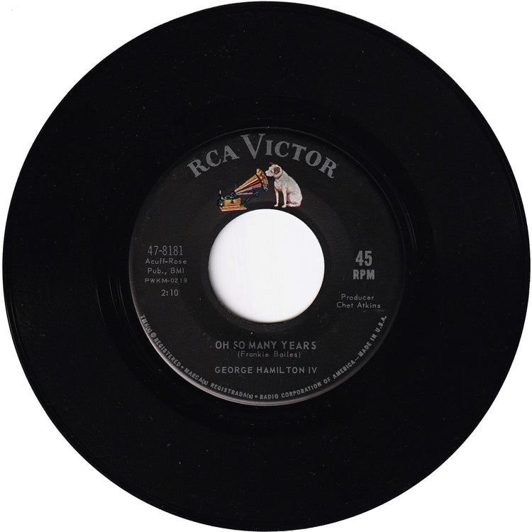 George Hamilton IV - Abilene / Oh So Many Years