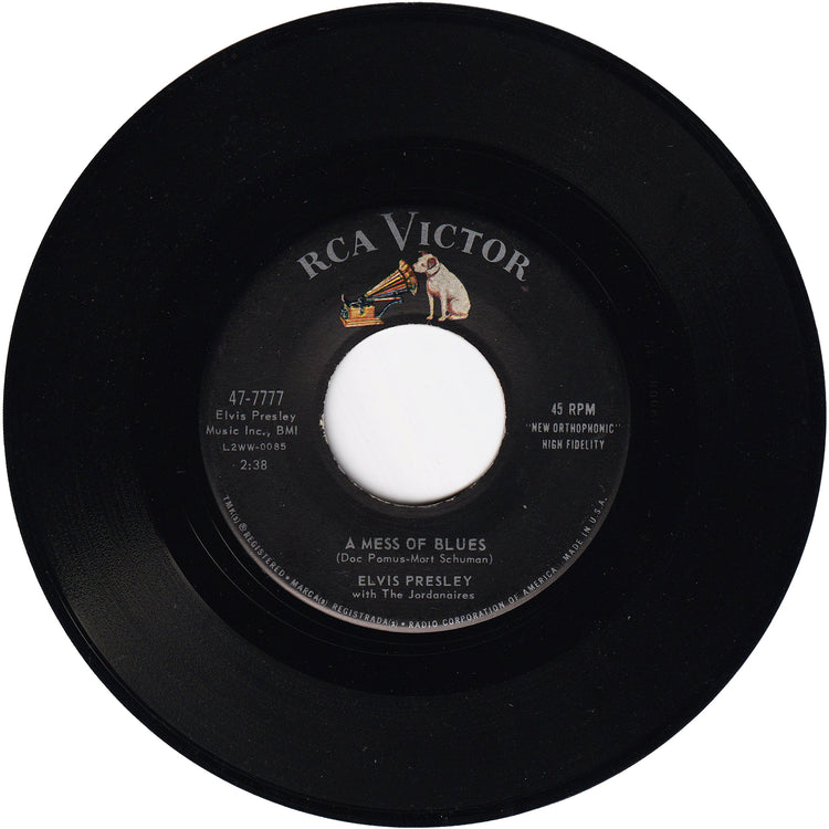 Elvis Presley - It's Now Or Never / A Mess Of Blues