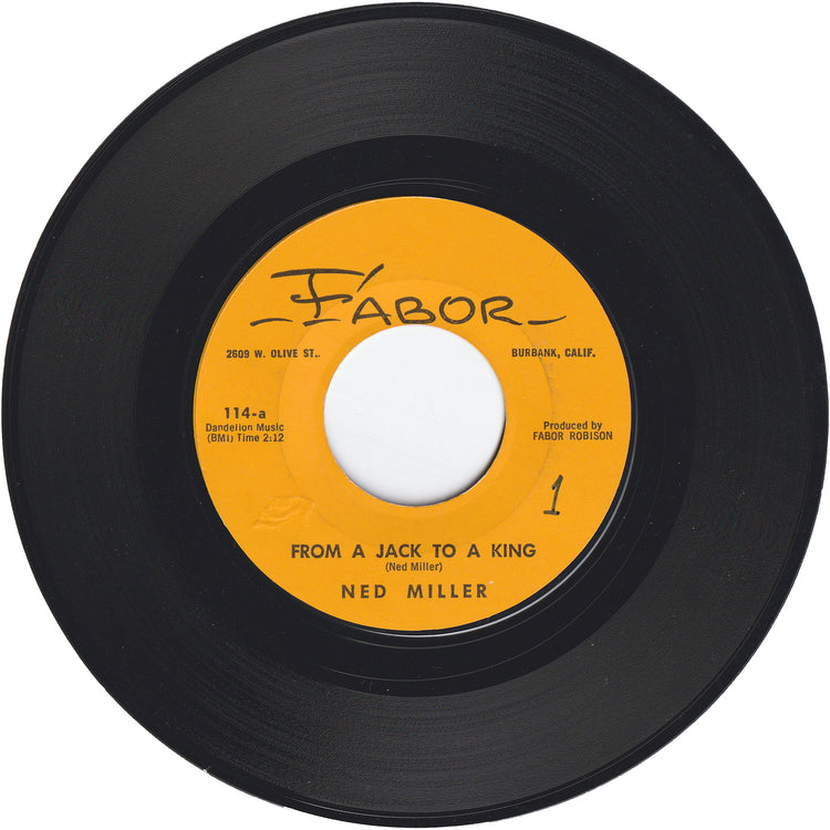 Ned Miller - From a Jack To a King / Parade of Broken Hearts