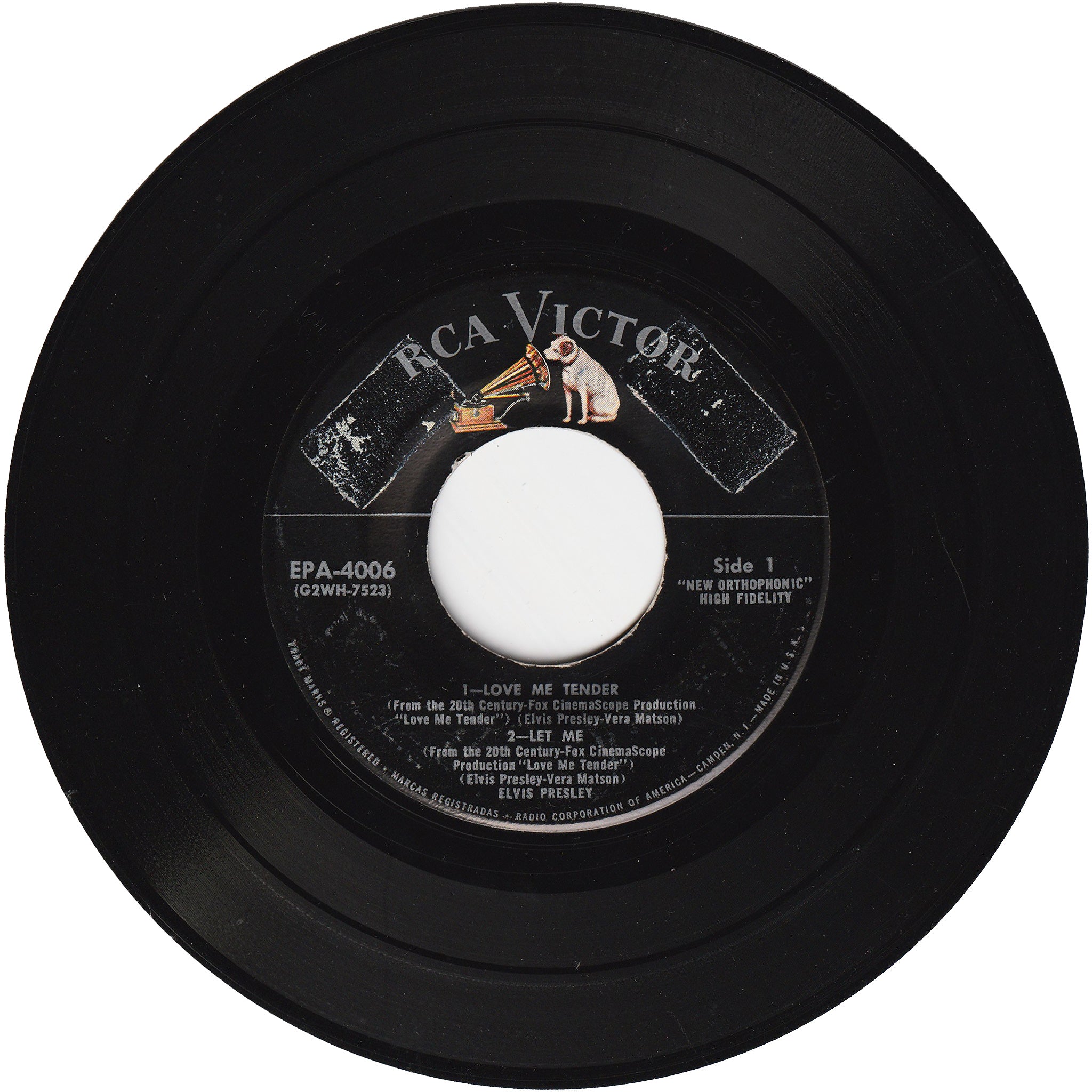 Elvis Presley - Love Me Tender [45rpm, 7inch, EP]