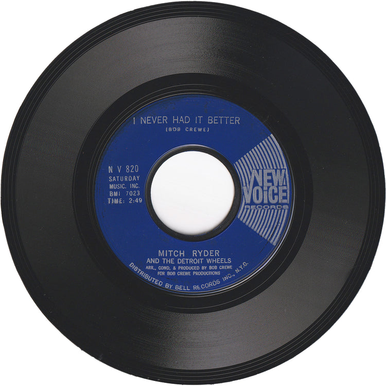 Mitch Ryder & The Detroit Wheels - Sock It To Me-Baby! / I Never Had It Better (w/PS)