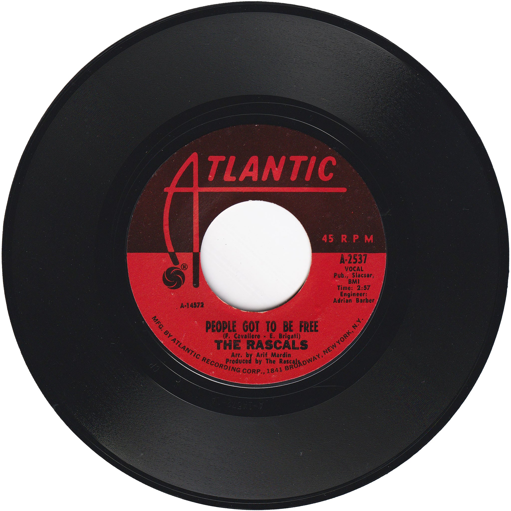The Rascals - People Got To Be Free / My World – NIGHT BEAT RECORDS