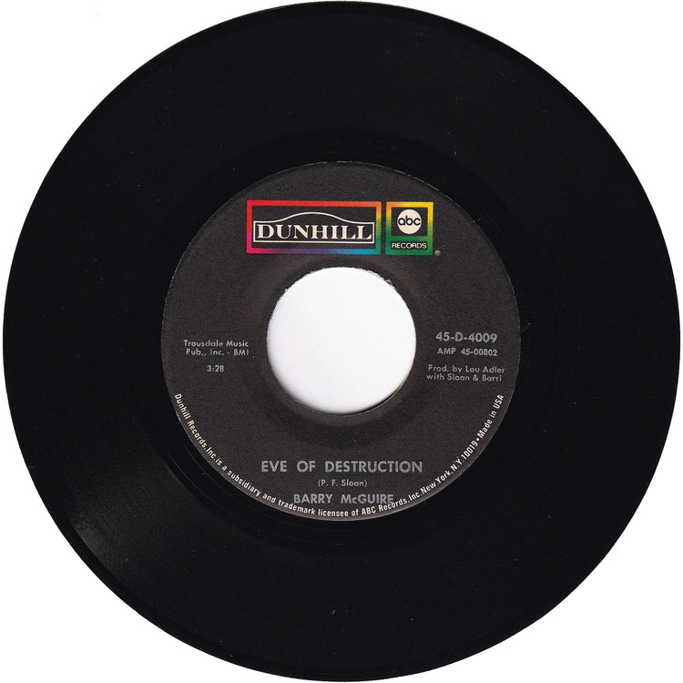 Barry McGuire - Eve of Destruction / What Exactly's The Matter With Me