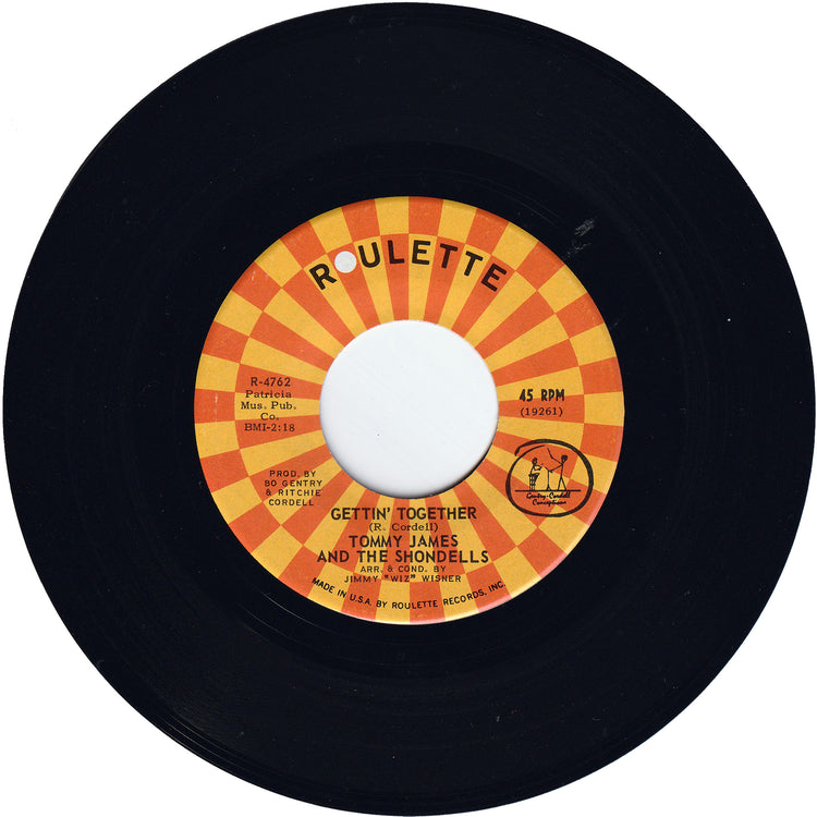 Tommy James & The Shondells - Gettin' Together / Real Girl