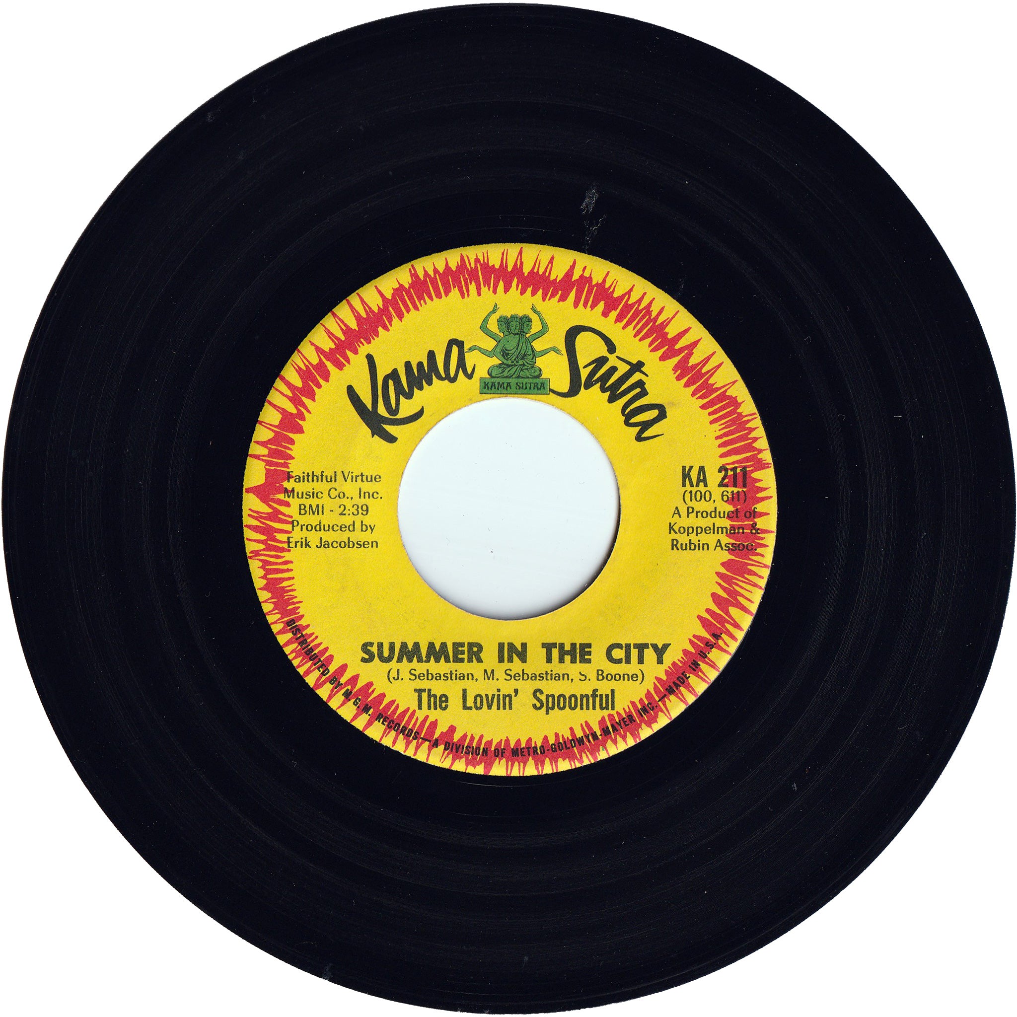 The Lovin' Spoonful - Summer In The City / Butchie's Tune – NIGHT ...