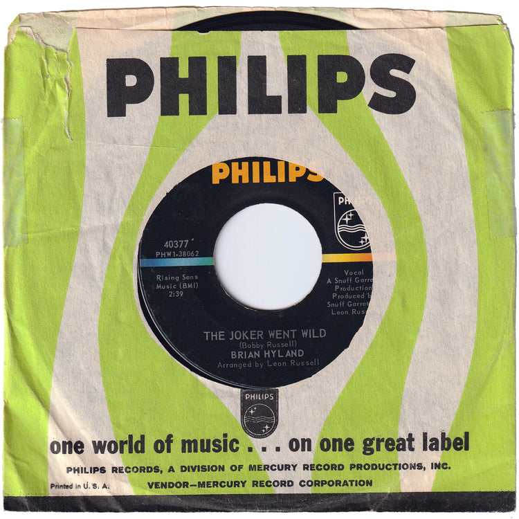 Brian Hyland - The Joker Went Wild / I Can Hear The Rain