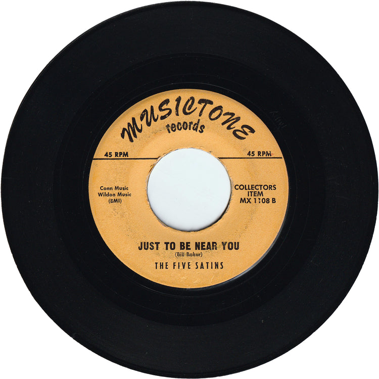 The Five Satins - To The Aisle / Just To Be Near You (MUSICTONE label Version)