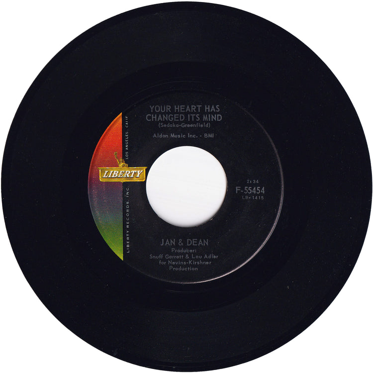 Jan & Dean - Tennessee / Your Heart Has Changed Its Mind