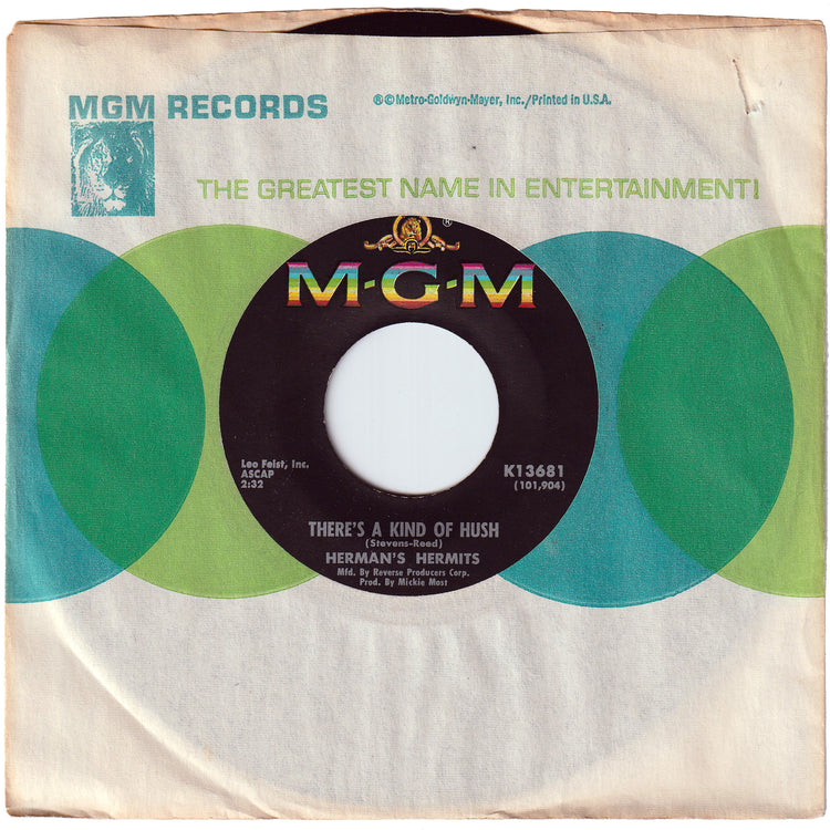 Herman's Hermits - There's A Kind Of Hush / No Milk Today