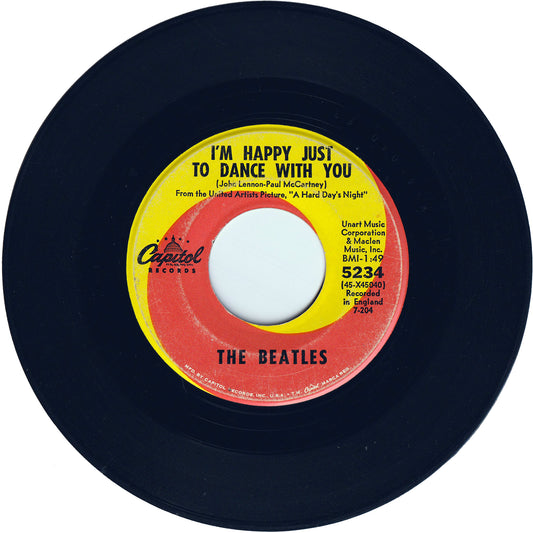 The Beatles - I'm Happy Just To Dance With You / I'll Cry Instead