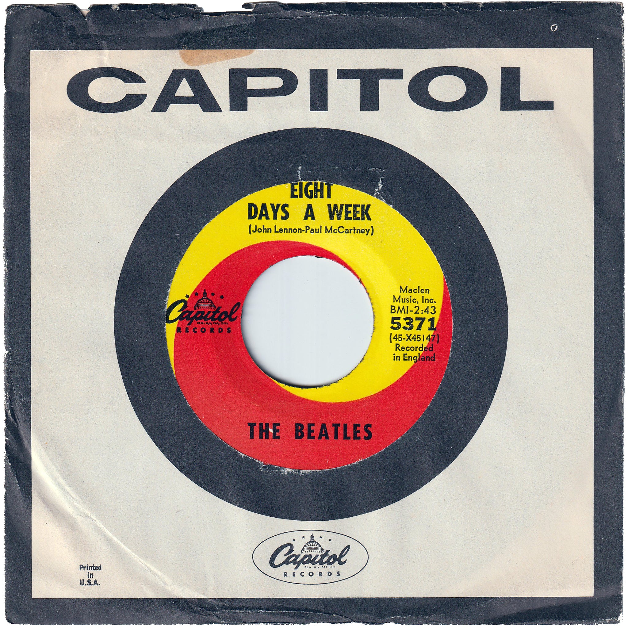 The Beatles - Eight Days A Week / I Don't Want To Spoil The Party